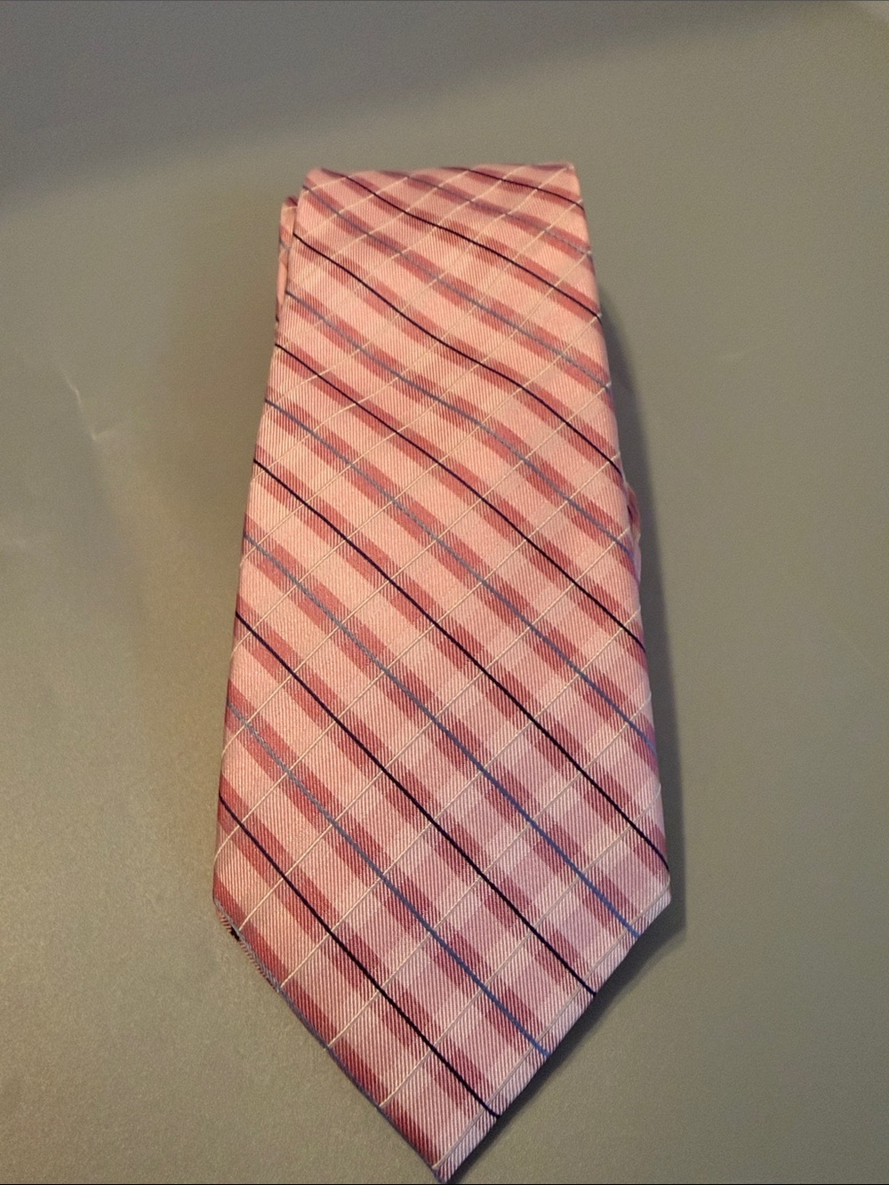 U.S. Polo Assn. Pink Plaid Necktie